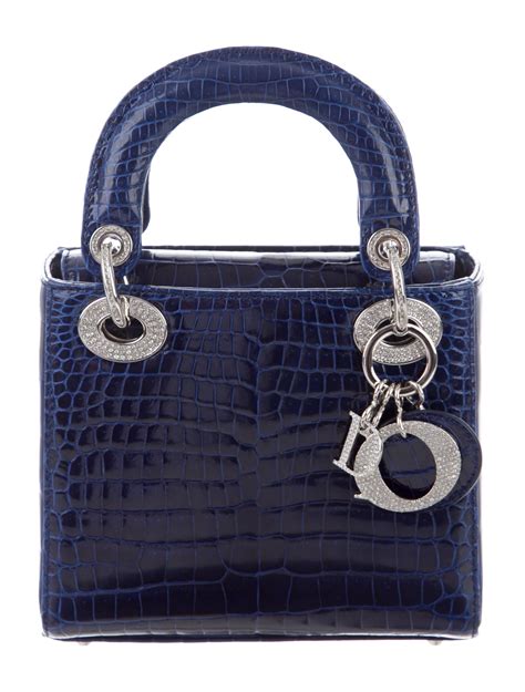 lady dior blue small|small lady dior bag price.